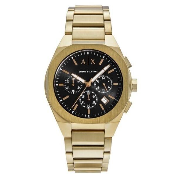 Armani Exchange Chronograph Gold-Tone Stainless Steel Watch-AX4180