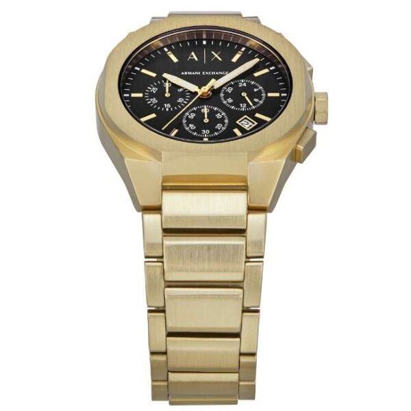 Armani Exchange Chronograph Gold-Tone Stainless Steel Watch-AX4180