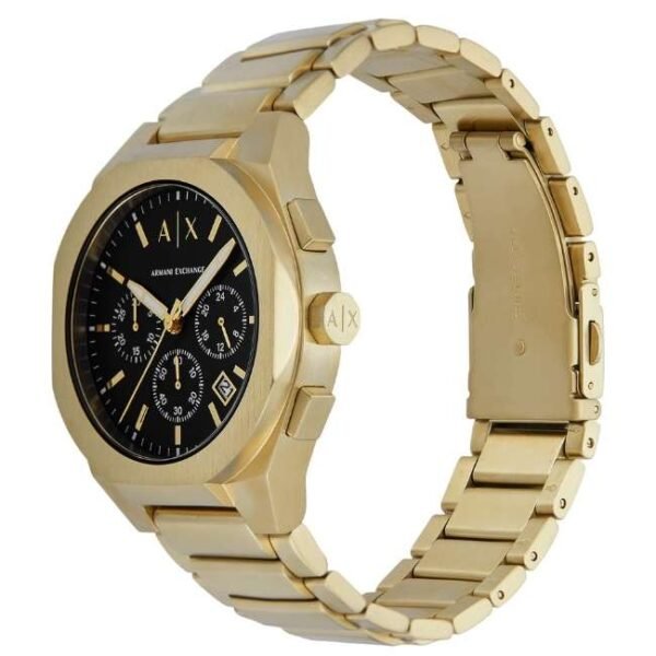 Armani Exchange Chronograph Gold-Tone Stainless Steel Watch-AX4180