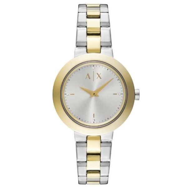Armani Exchange Women Silver Dial Round Stainless Steel Watch-AX5171