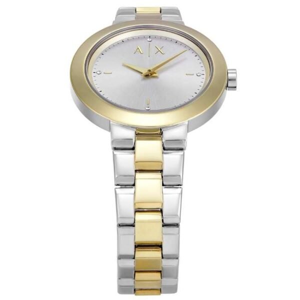 Armani Exchange Women Silver Dial Round Stainless Steel Watch-AX5171