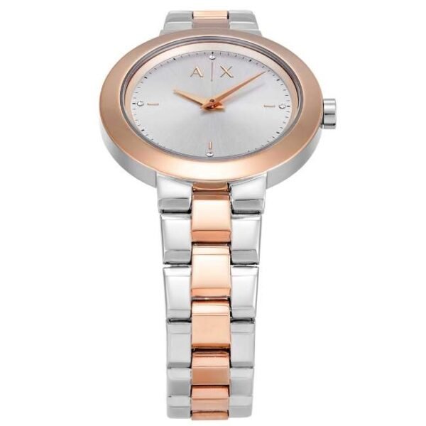 Armani Exchange Women Silver Dial Round Stainless Steel Watch-AX5172
