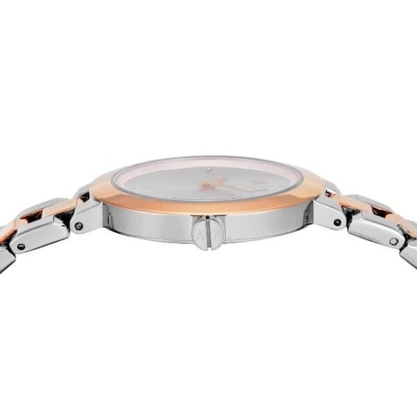 Armani Exchange Women Silver Dial Round Stainless Steel Watch-AX5172