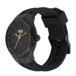 Diesel D-Sruptor Streamline Three-Hand Black Silicone Watch-DZ2217