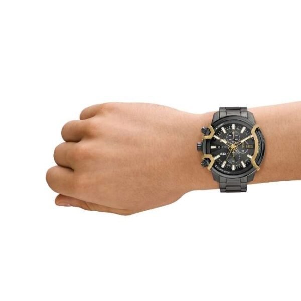 Diesel Griffed Chronograph Two-Tone Stainless Steel Watch-DZ4668