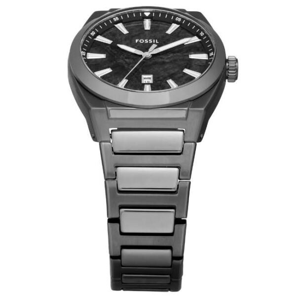 Fossil Everett Three-Hand Date Stainless Steel Watch-FS6075