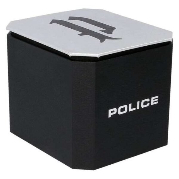 Police Quartz Chronograph Blue Dial Silicone Strap Watch for Men-PL15657JSBU03PW