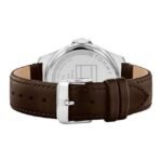Tommy Hilfiger Quartz Analog Black Leather Strap for Men-TH1710601