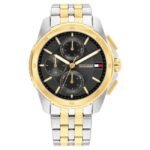 Tommy Hilfiger Quartz Multifunction Grey Dial Two Toned Stainless Steel Strap Watch for Men-TH1710621