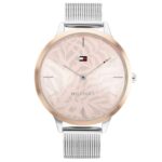 Tommy Hilfiger Quartz Analog Pink Dial Stainless Steel Strap Watch for Women-TH1782493
