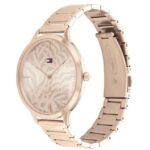 Tommy Hilfiger Quartz Analog Golden Dial Stainless Steel Strap Watch for Women-TH1782497