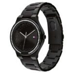 Tommy Hilfiger Quartz Analog Black Stainless Steel Strap for Women-TH1782644