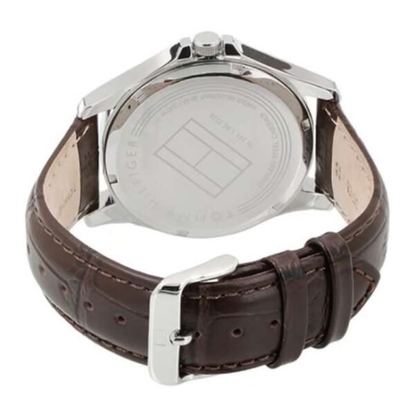 Tommy Hilfiger Quartz Analog Blue Dial Leather Strap Watch for Men-TH1791449