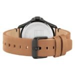 Tommy Hilfiger Quartz Analog Black Dial Leather Strap Watch for Men-TH1791906