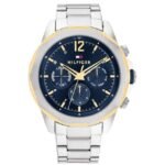Tommy Hilfiger Blue Dial Silver Stainless Steel Strap Watch for Men-TH1792059