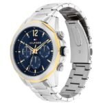 Tommy Hilfiger Blue Dial Silver Stainless Steel Strap Watch for Men-TH1792059