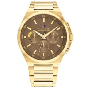 Tommy Hilfiger Quartz Multifunction Brown dial Stainless Steel Strap Watch for Men-TH1792090