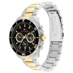 Tommy Hilfiger Quartz Multifunction Black Stainless Steel Strap for Men-TH1792095