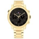 Tommy Hilfiger Quartz Multifunction Black Stainless Steel Strap for Men-TH1792109