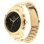 Tommy Hilfiger Quartz Multifunction Black Stainless Steel Strap for Men-TH1792109