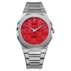 D1 Milano Red Dial Analogue Watch for Men-UTBJSO