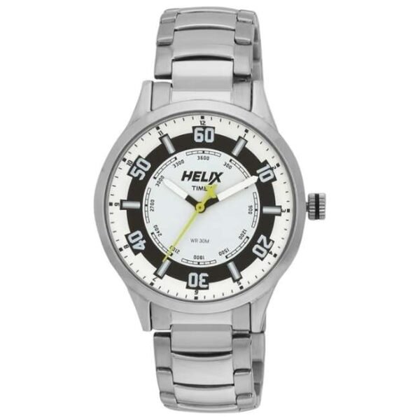 Helix Men White Dial Quartz Watch -03HG03