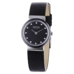 Bering Women Black Dial Quartz Watch -10725-442