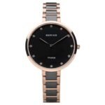Bering Women Black Dial Quartz Watch -11334-762