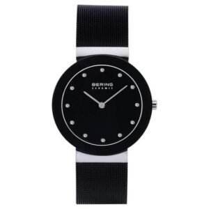 Bering Women Black Dial Quartz Watch -11435-102