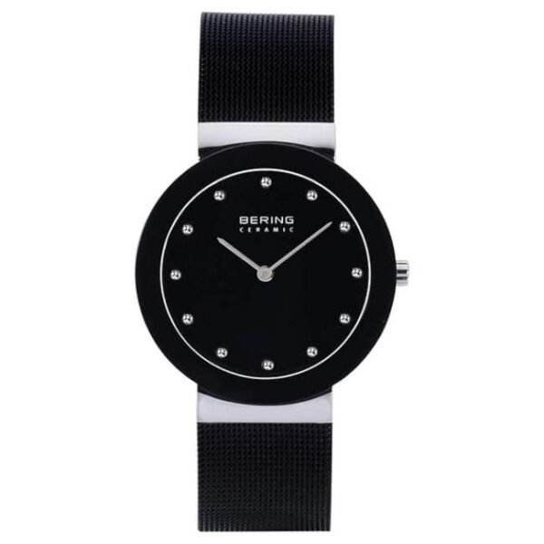 Bering Women Black Dial Quartz Watch -11435-102