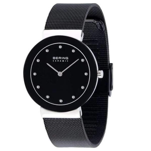 Bering Women Black Dial Quartz Watch -11435-102