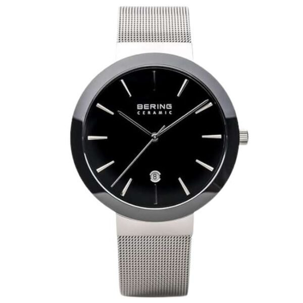 Bering Men Black Dial Quartz Watch -11440-042