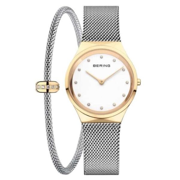 Bering Classic Watch for Women With Bracelet - 12131-010-190-GWP1