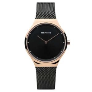 Bering Women Black Dial Quartz Watch -12131-162
