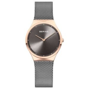 Bering Women Grey Dial Quartz Watch -12131-368