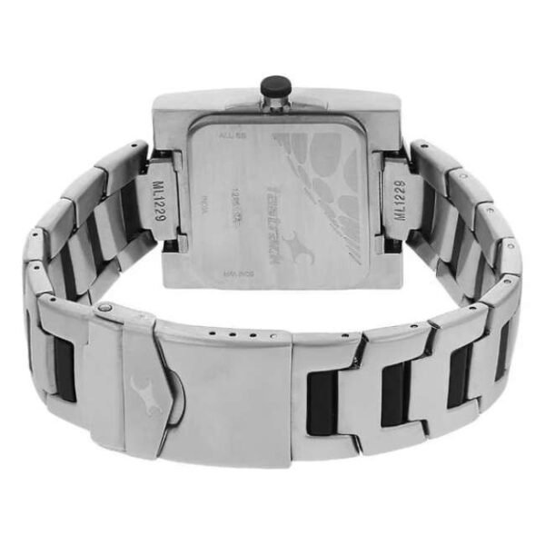 Fastrack Men Silver Dial Quartz Watch -1229SM04