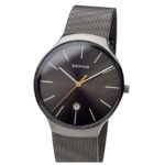 Bering Men Grey Dial Quartz Watch -13338-077