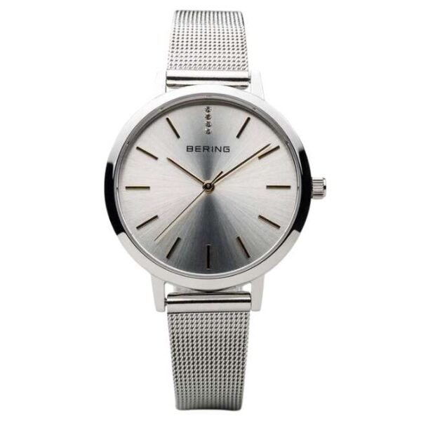 Bering Women Silver Dial Quartz Watch -13434-001