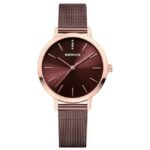 Bering Women Brown Dial Quartz Watch -13434-265