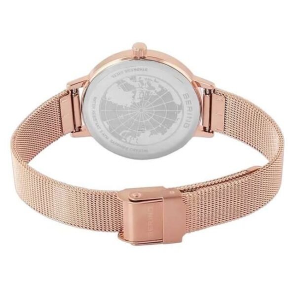Bering Rose Gold Analog Watch With Bracelet For Women 13434-366-GWP