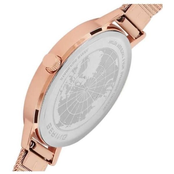 Bering Rose Gold Analog Watch With Bracelet For Women 13434-366-GWP
