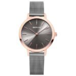 Bering Women Grey Dial Quartz Watch -13434-369