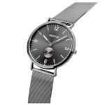 Bering Men Grey Dial Quartz Watch -14040-377