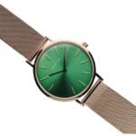 Bering Women Green Dial Quartz Watch -14134-368