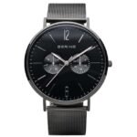 Bering Men Black Dial Quartz Watch -14240-222