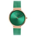 Bering Women Green Dial Quartz Watch -14531-868