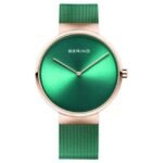Bering Men Green Dial Quartz Watch -14539-868
