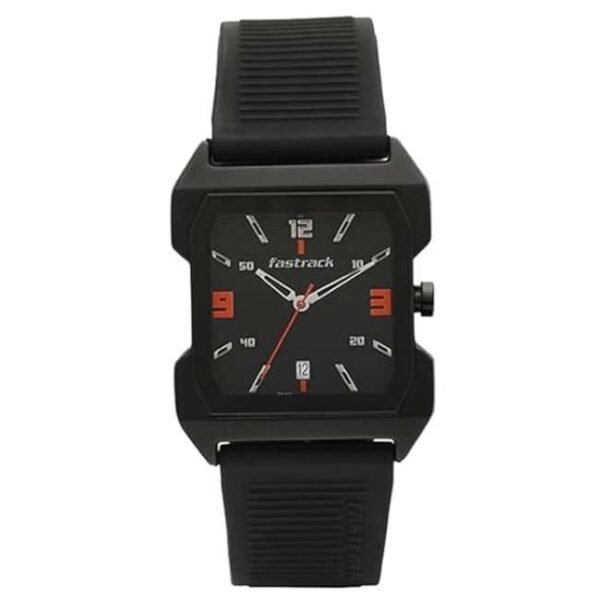 Fastrack Men Black Dial Quartz Watch -1474NP01