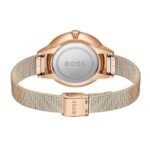 Boss Prime Women White Analog Multifunction Mesh Watch - 1502663