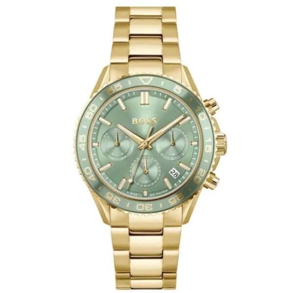Boss Women Quartz Sage Green Dial Stainless Steel Watch - 1502755